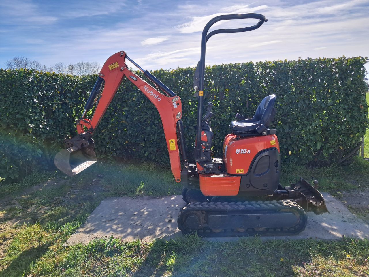 Minigraver Kubota U10-3 / Hydr. Snelwissel / Minikraan / 1700 uu