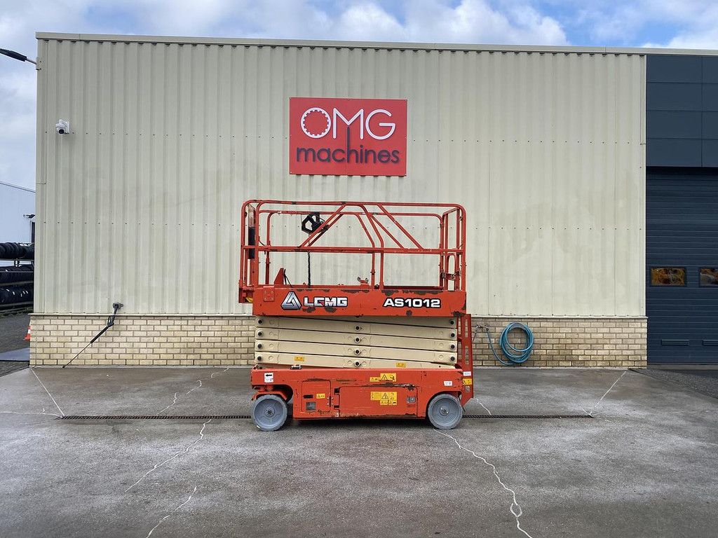 2018 LGMG AS1012, Schaar hoogwerker, 12 meter