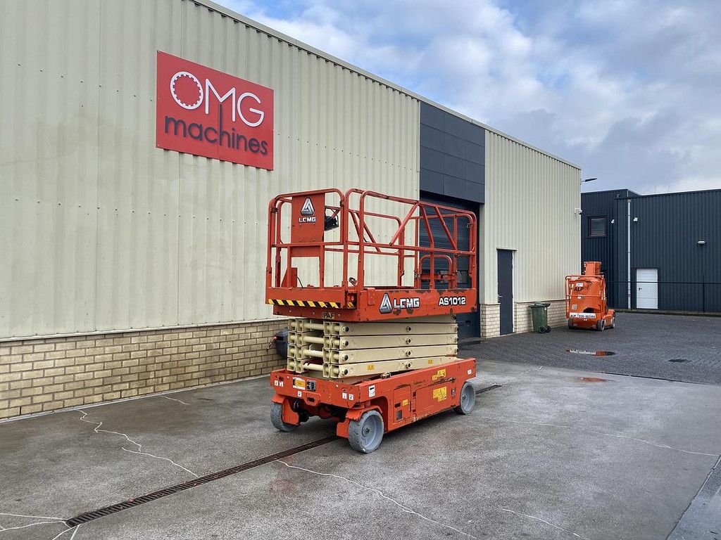 2018 LGMG AS1012, Schaar hoogwerker, 12 meter