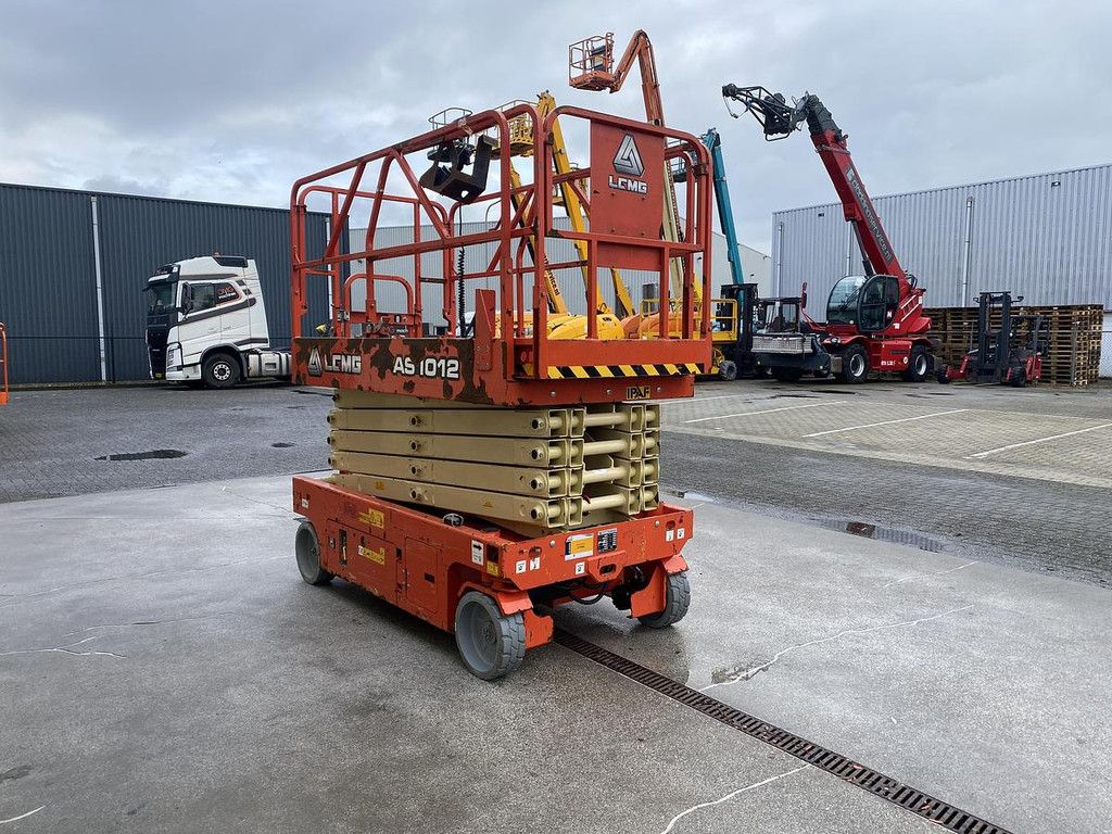 2018 LGMG AS1012, Schaar hoogwerker, 12 meter