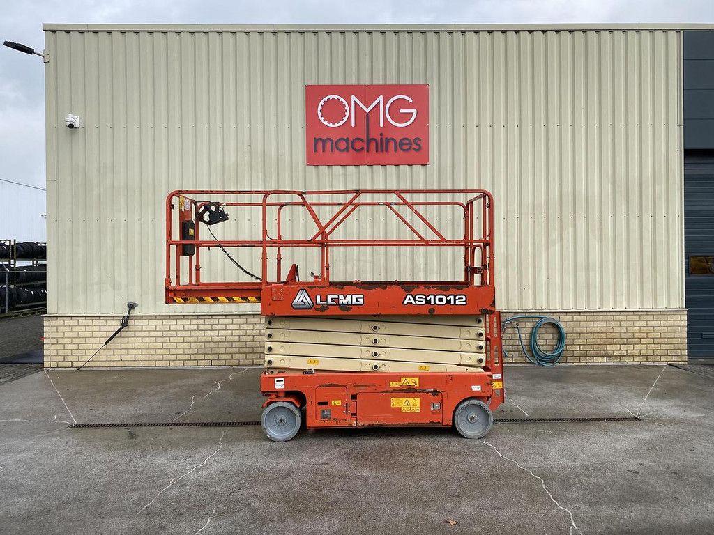 2018 LGMG AS1012, Schaar hoogwerker, 12 meter