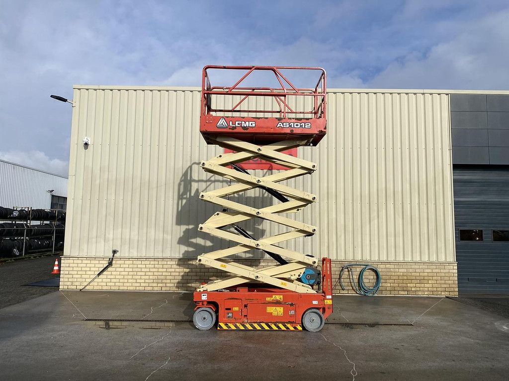 2018 LGMG AS1012, Schaar hoogwerker, 12 meter