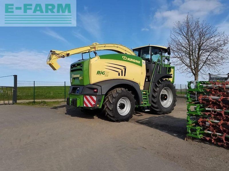 Krone big x 630 mit pu und maisvorsatz !!