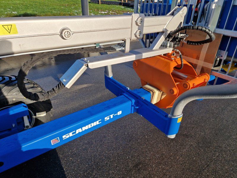 Scandic ST-8 7,1m Kran 600kg Hubkraft l-Hydr.Bremse