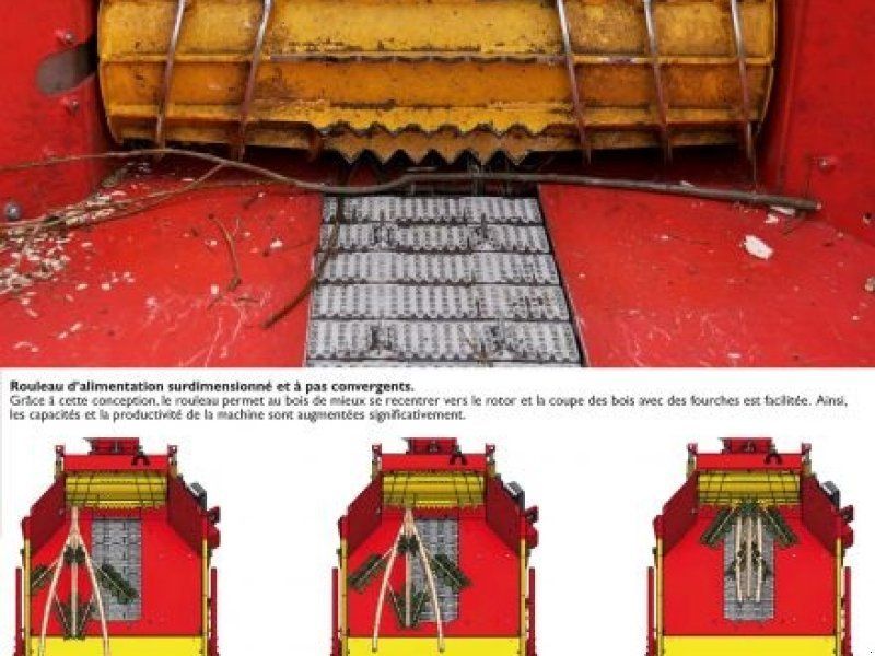 Rabaud Trailermonteret flishugger Vegetor 160M