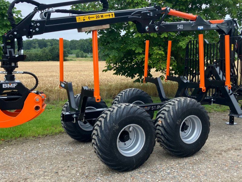 BMF 5 t. skovvogn med 4,3 m kran