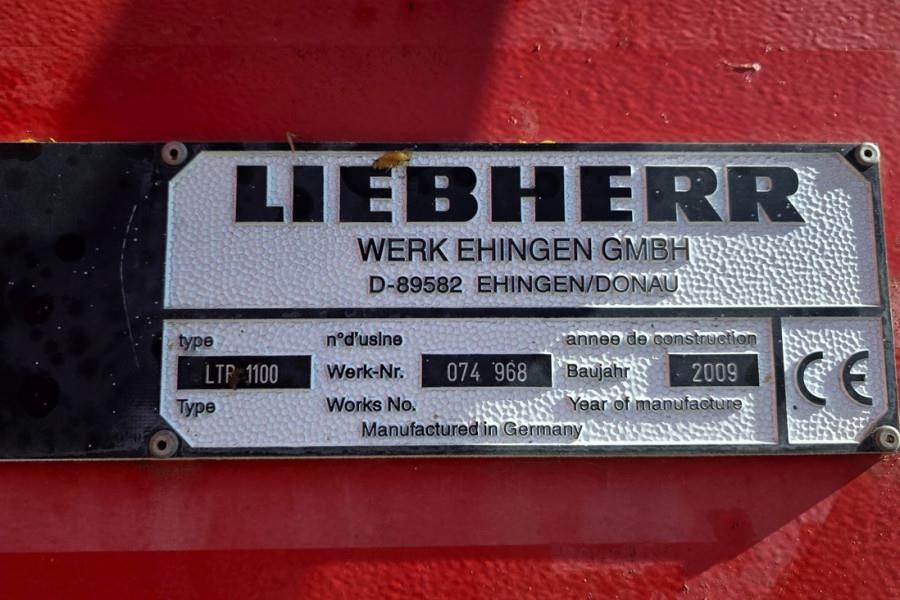 Liebherr LTR1100 Diesel, 100t Capacity, 52m Main Boom, Runn
