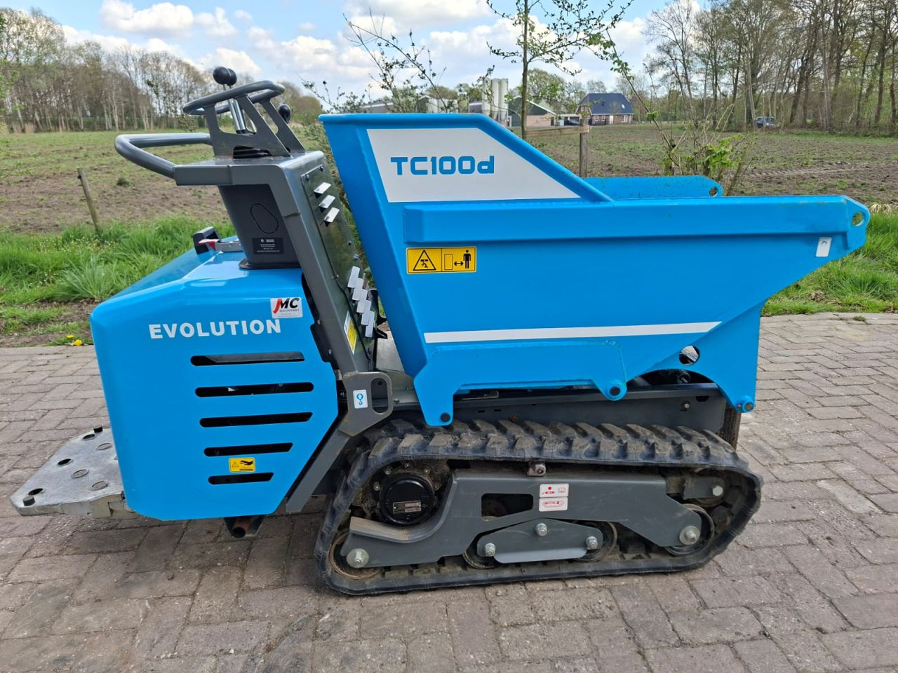 Messersi TC100D Rupsdumper | bj 2023 | 96 uur |