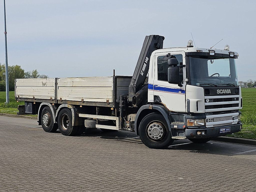SCANIA P94.260 6x2 hiab crane