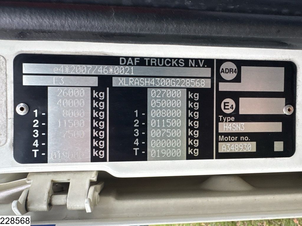 DAF XF 480 6x2, EURO 6, Jumbo, Combi, Retarder