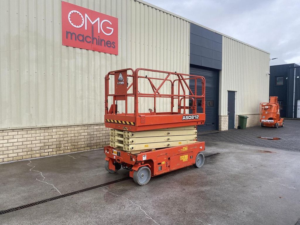 2018 LGMG AS0812, Schaar hoogwerker, 12 meter