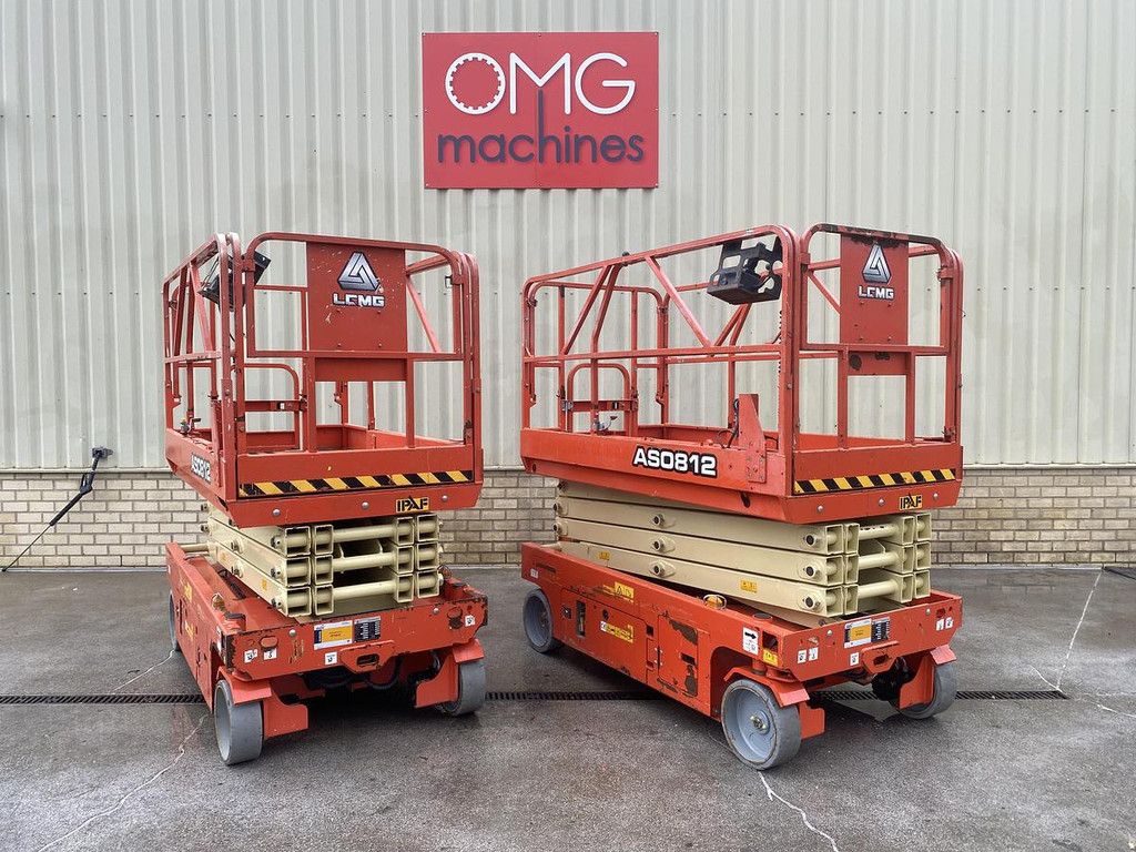 2018 LGMG AS0812, Schaar hoogwerker, 12 meter