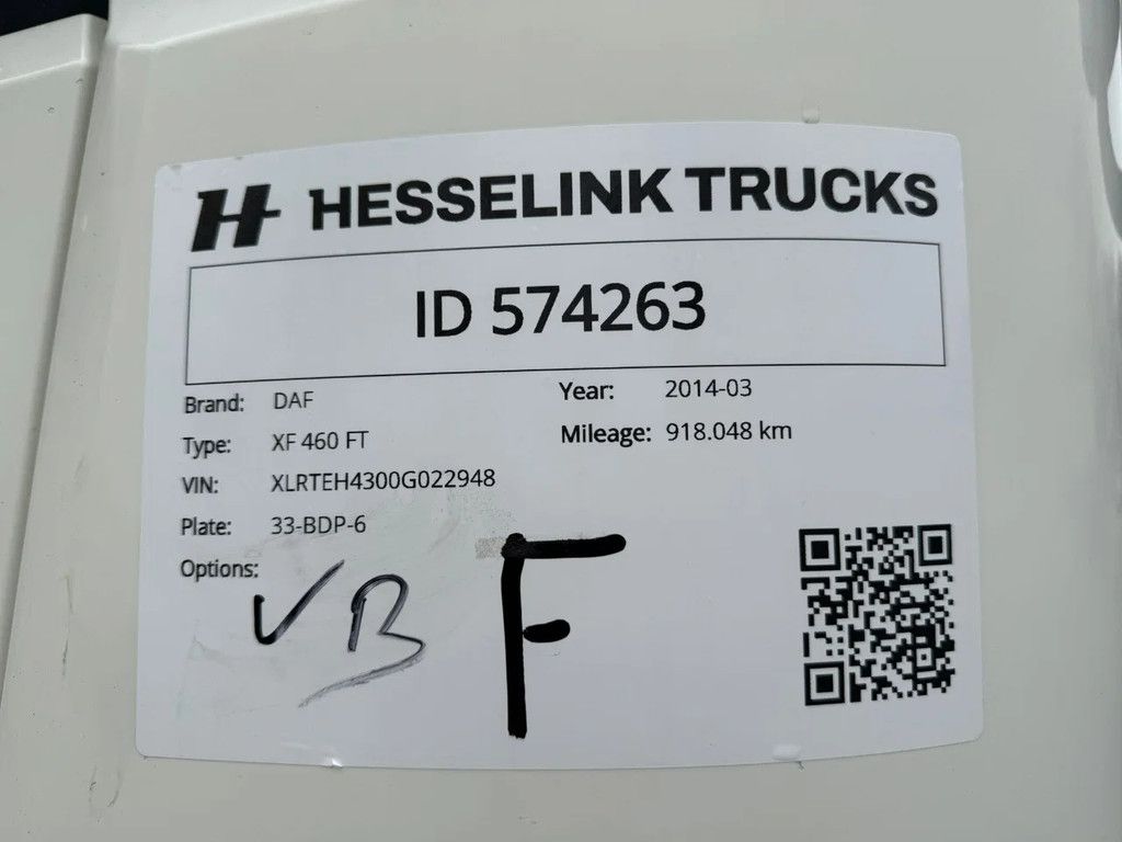 DAF XF 460 4x2 SSC Super Space NL Truck