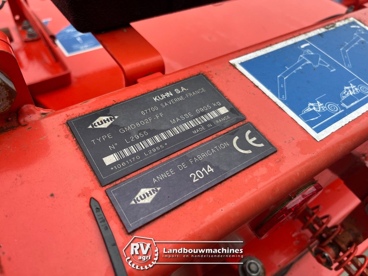 Kuhn GMD 802F-FF | Geheel nagezien, geschikt voor stalvoeren!