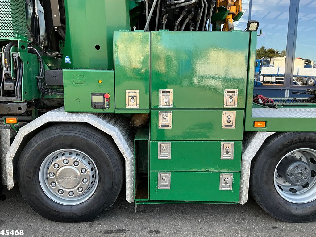 Scania R 490 8x4 Euro 6 Effer 140 Tonmeter laadkraan + Fly-Jib Just 283.508 km