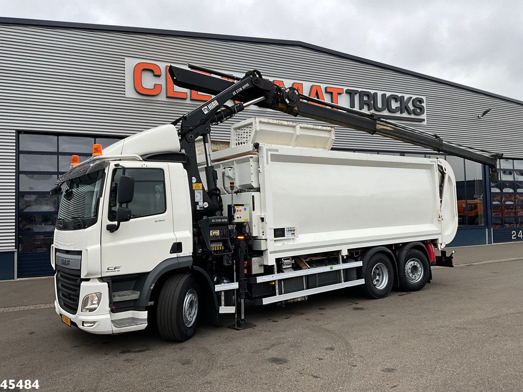 DAF FAN CF 290 Euro 6 Hiab 21 Tonmeter laadkraan