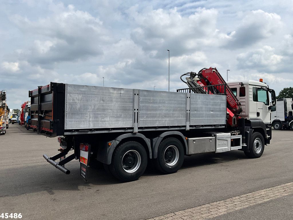 MAN TGS 33.460 6x4 Euro 6 Fassi 23 Tonmeter laadkraan Just 137.258 Km!