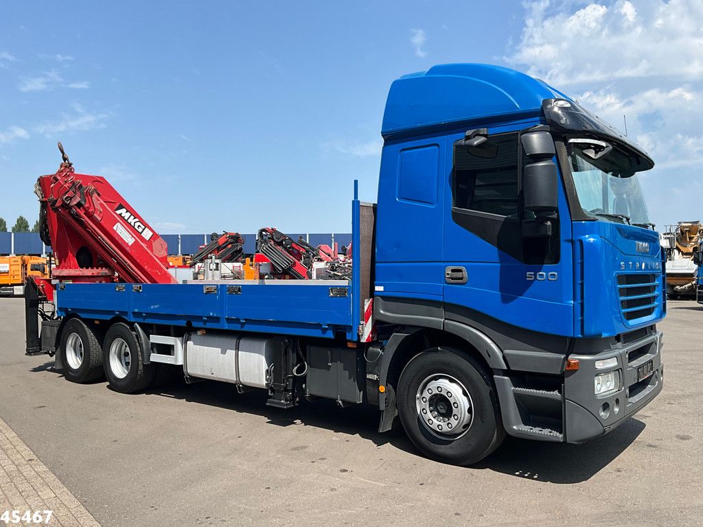 Iveco Stralis 500 6x4 MKG 54 Tonmeter laadkraan