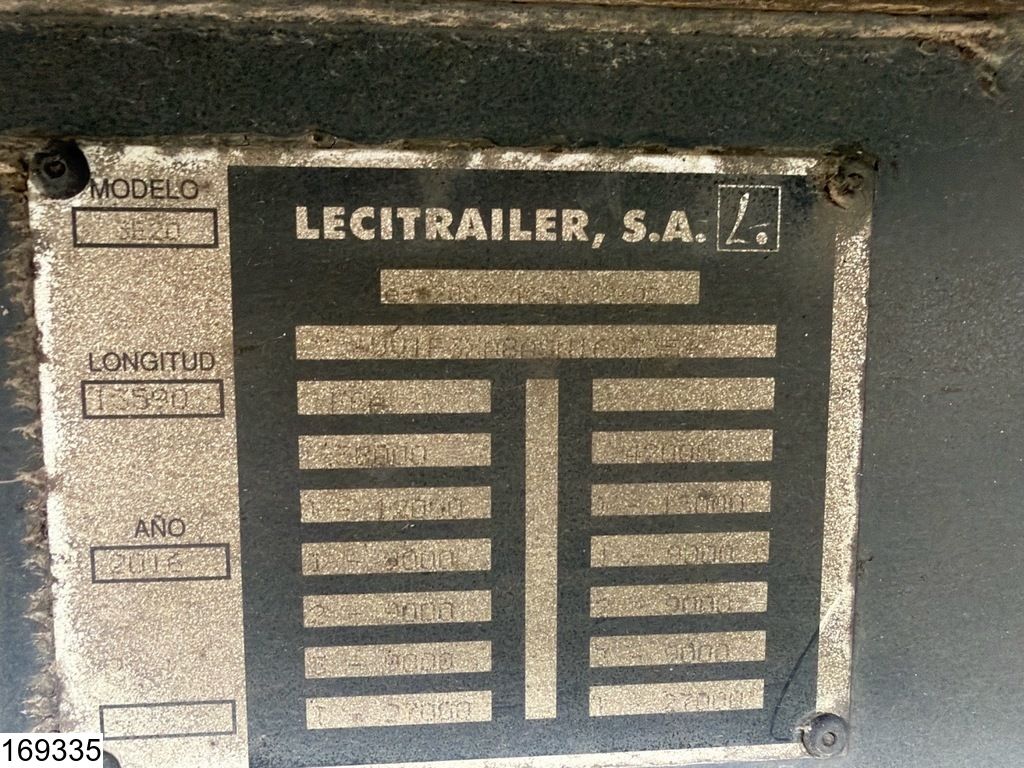 Lecitrailer Koel vries Carrier Vector 1950 mt, Dhollandia