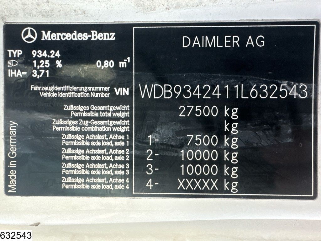 Mercedes Actros 2641 6x4, EURO 5, Liebherr, 10m3