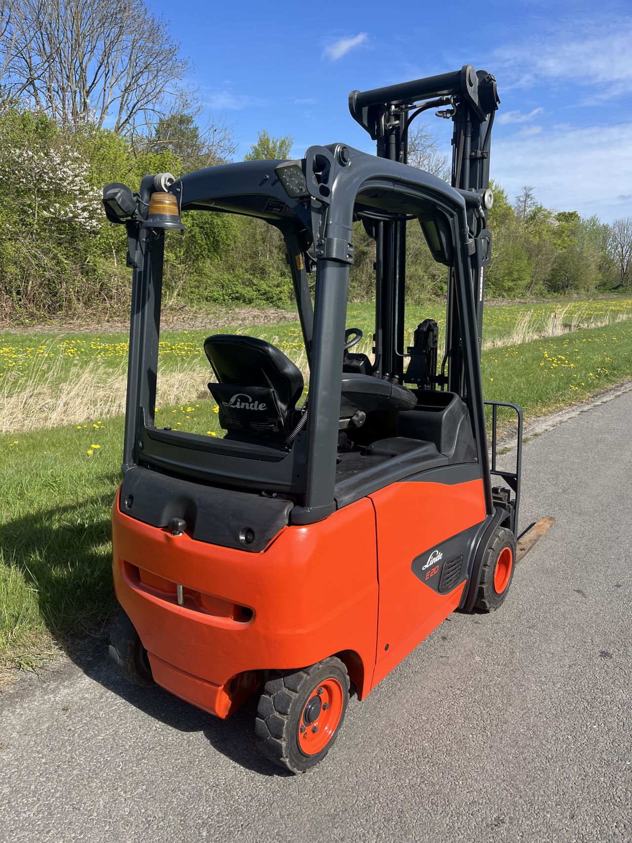 Linde E20PH elektrische heftruck triplo sidehift