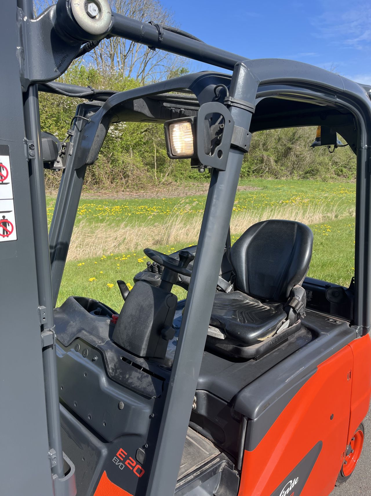 Linde E20PH elektrische heftruck triplo sidehift