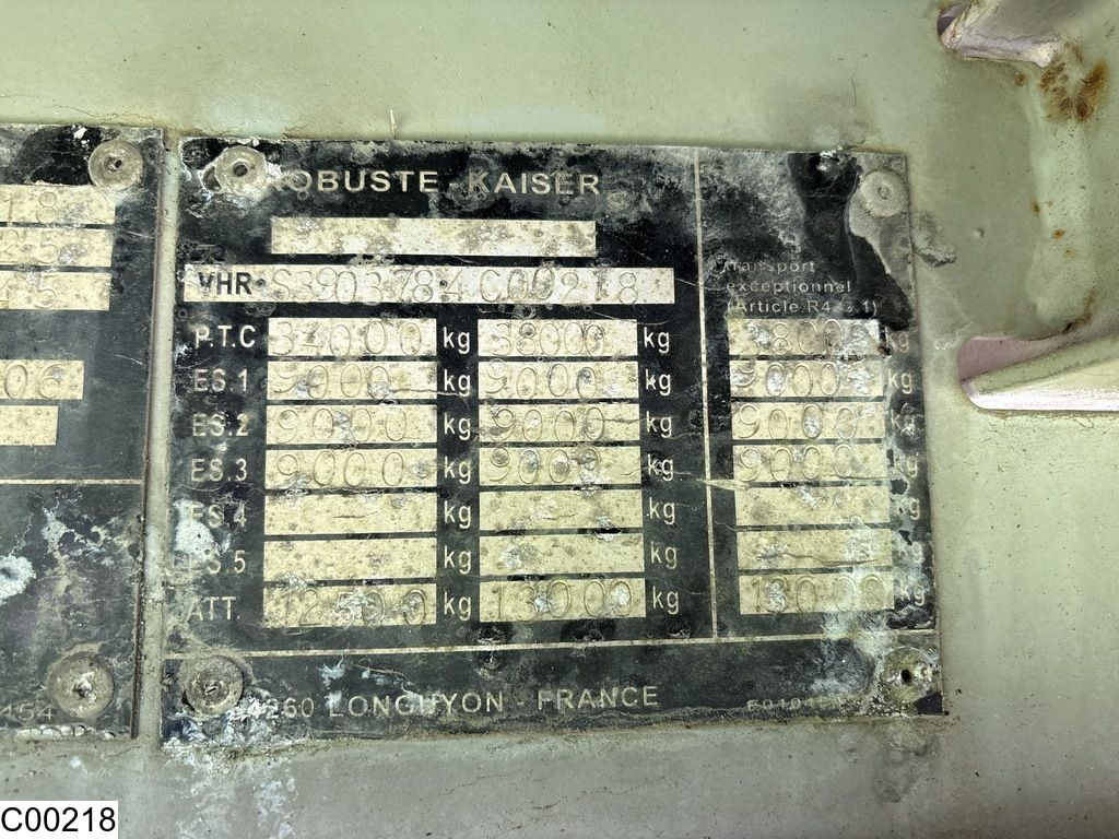 Robuste open laadbak