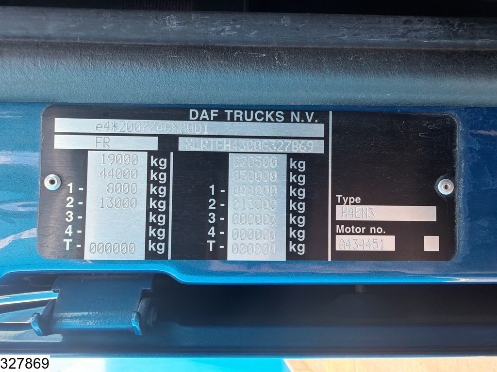 DAF XF 480 EURO 6d, Standairco
