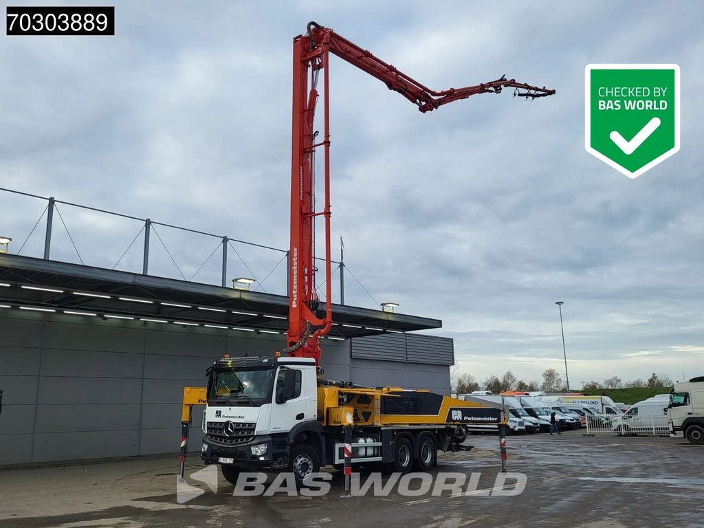 Mercedes Arocs Arocs 2640 6X4 Belgium Truck Putzmeister 36mtrs Concrete Pump Euro 6