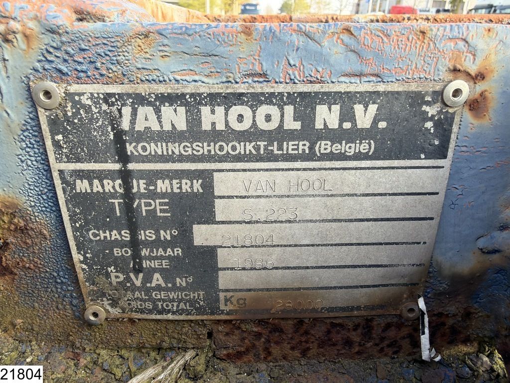 Van Hool Chassis 20 ft, Steelsuspension, drum brakes