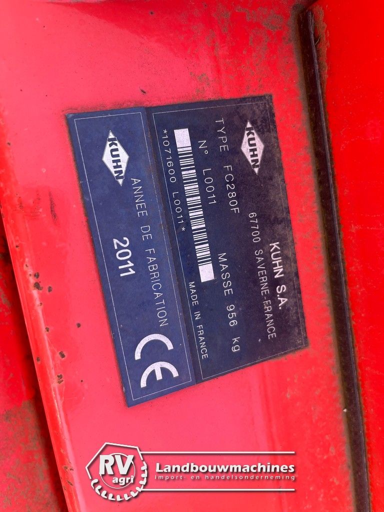 Kuhn FC 280F nette maaier!