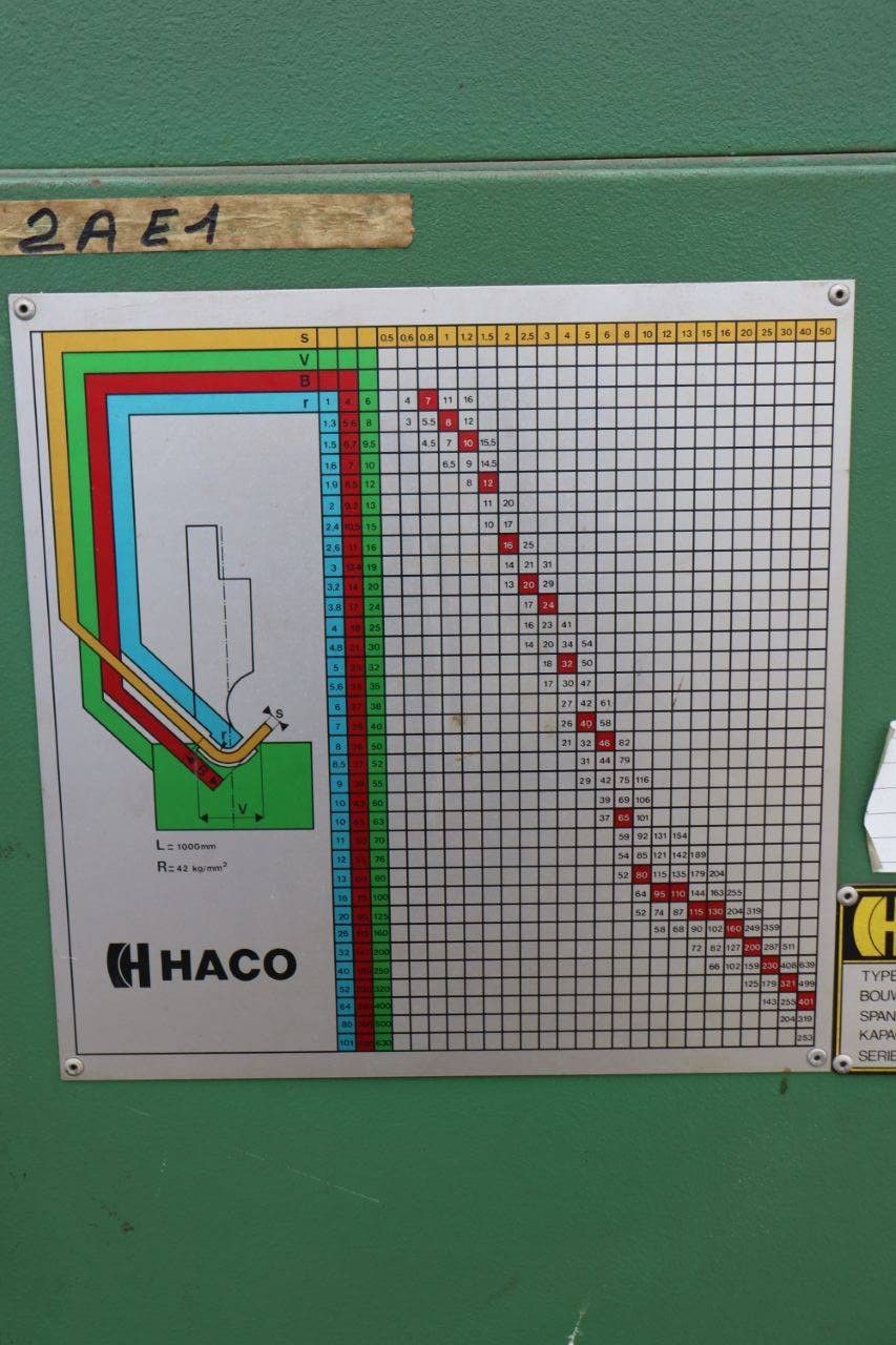 Press brake Haco PPH30135 Electric 135t 1989