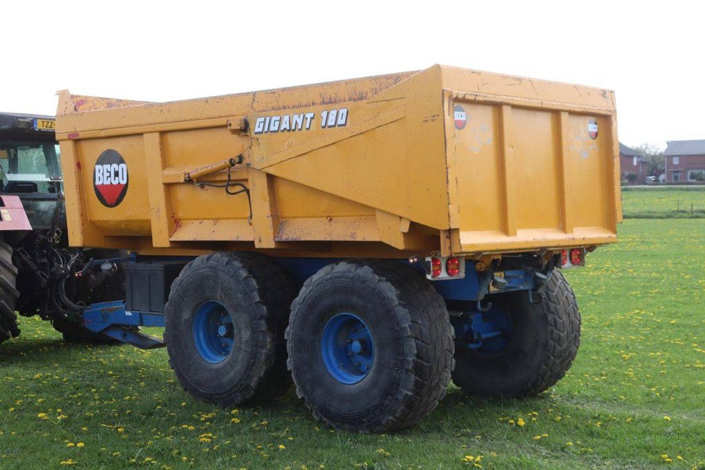 Landwirtschaftlicher Kipper Beco GIGANT 180 2001