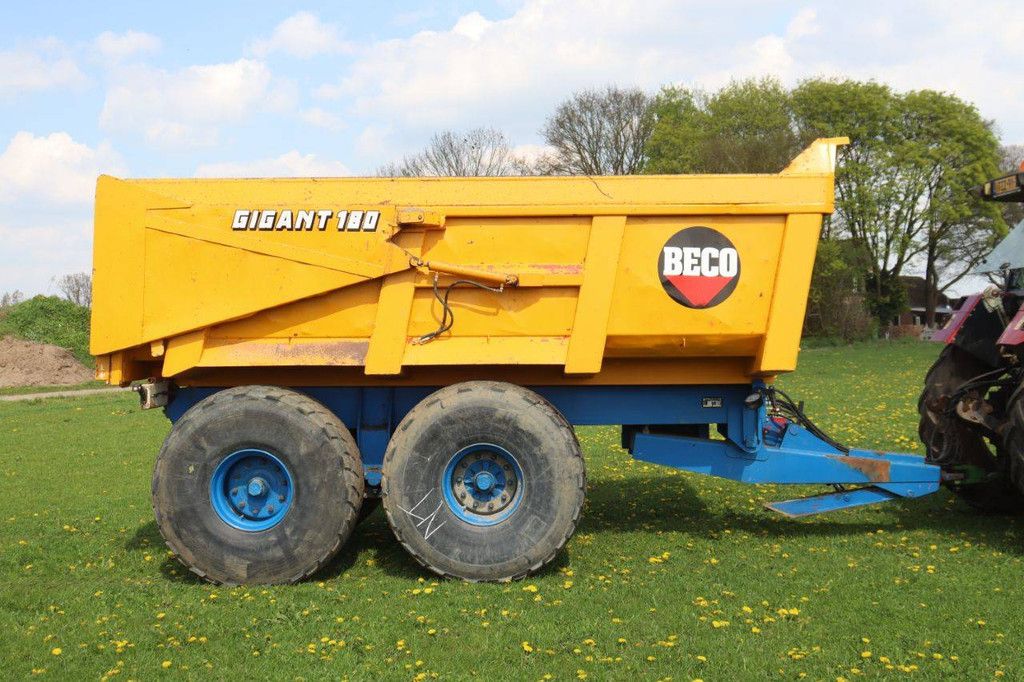 Landwirtschaftlicher Kipper Beco GIGANT 180 2001