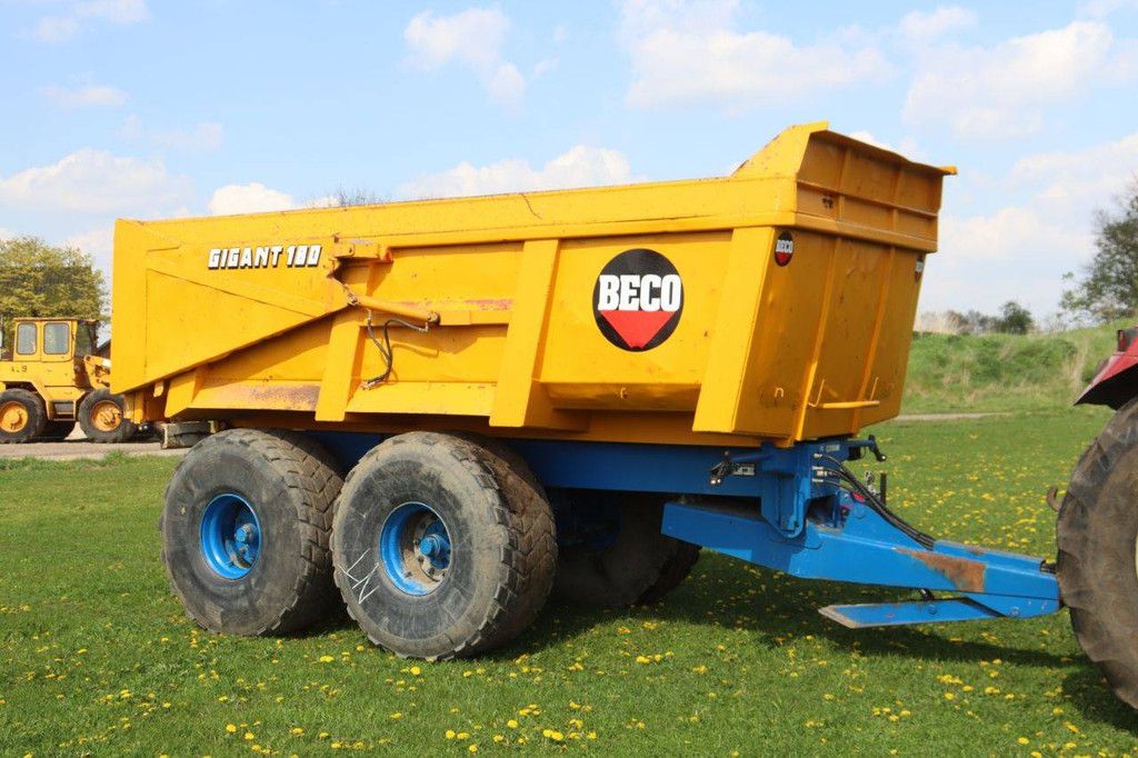 Landwirtschaftlicher Kipper Beco GIGANT 180 2001