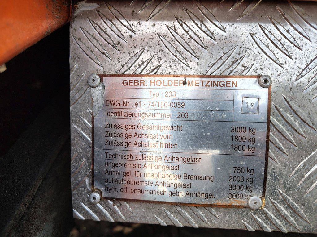 Geräteträger Holder C340 Diesel 2000