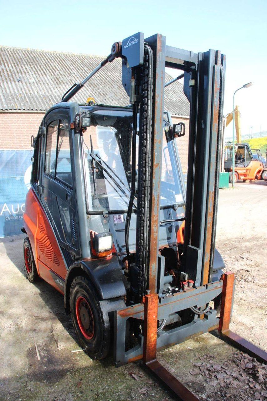 Heftruck Linde H45T-02 LPG 4500kg 7m