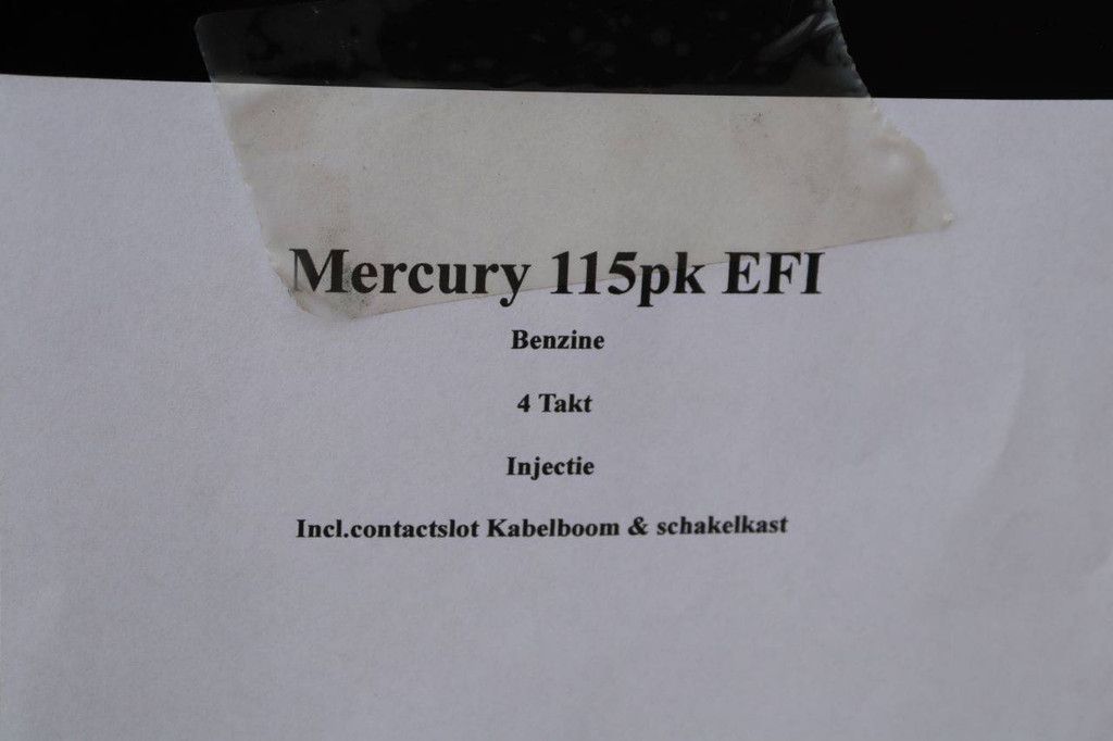 Engine for Speedboat Mercury EFI Gasoline 115hp (Margin)