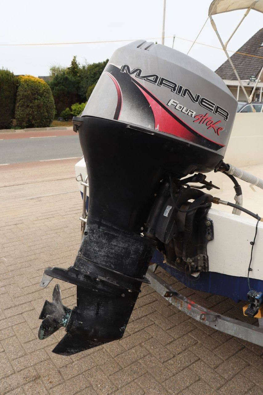 Console Boot Benzine Mariner 40pk 5.60m met Trailer (Marge)