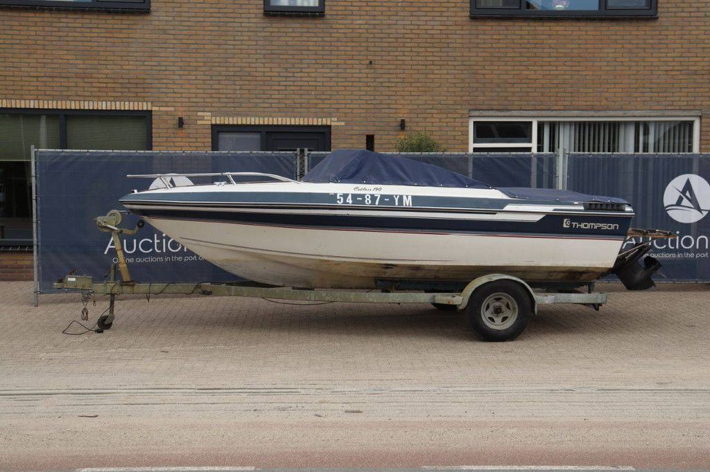 THOMPSON Cutlass 190 Petrol Speedboat 1988 with Trailer (Margin)