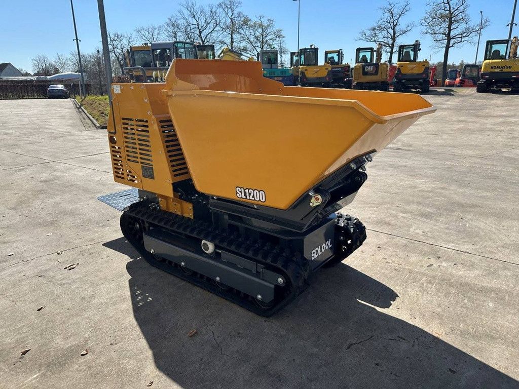 Rupsdumper Hydraulische Roterende Kipbak SDLOOL SL1200 Benzine 2026