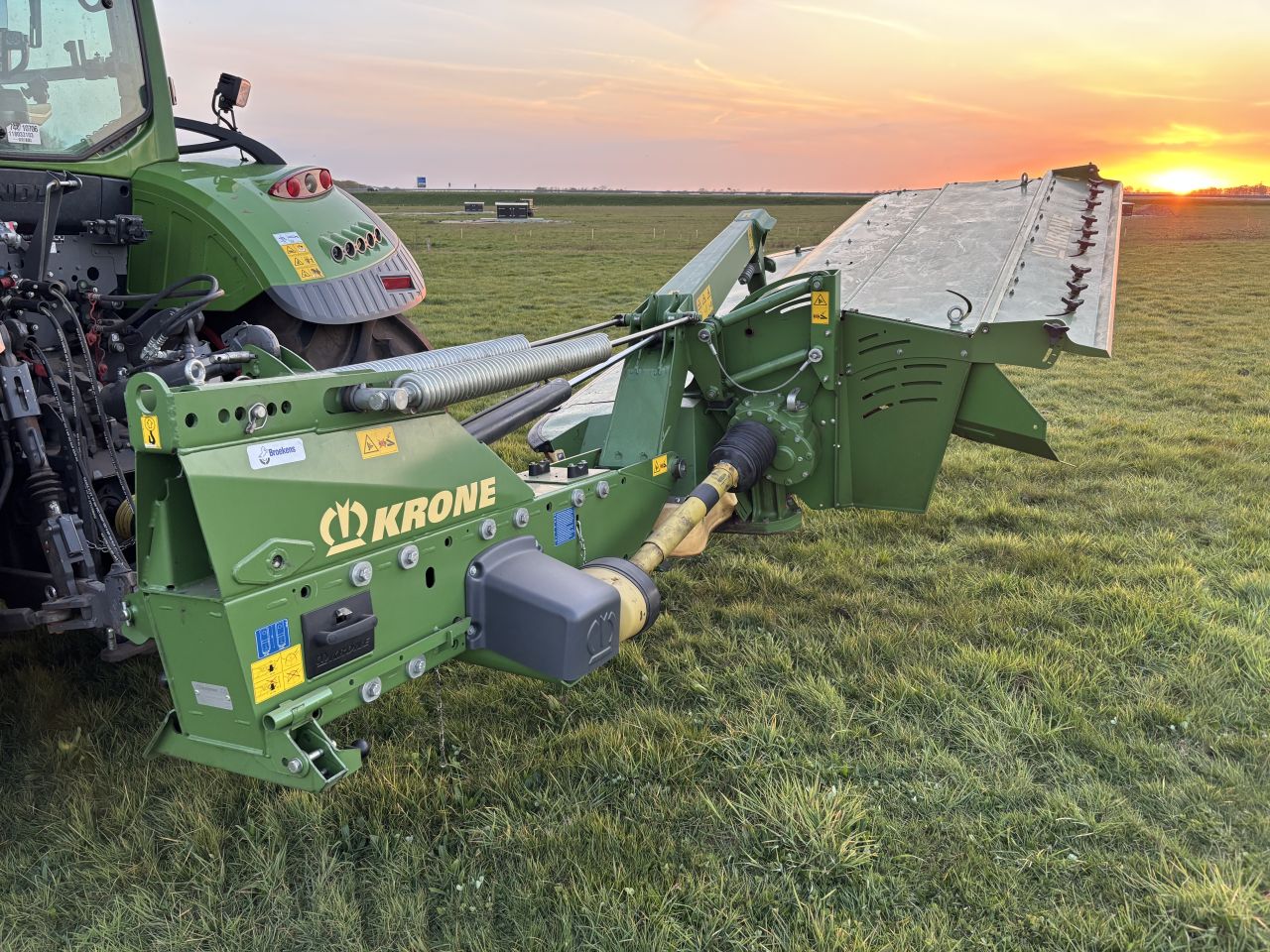 Krone maaicombinatie krone easycut F320 cv en R320 cv maaiers