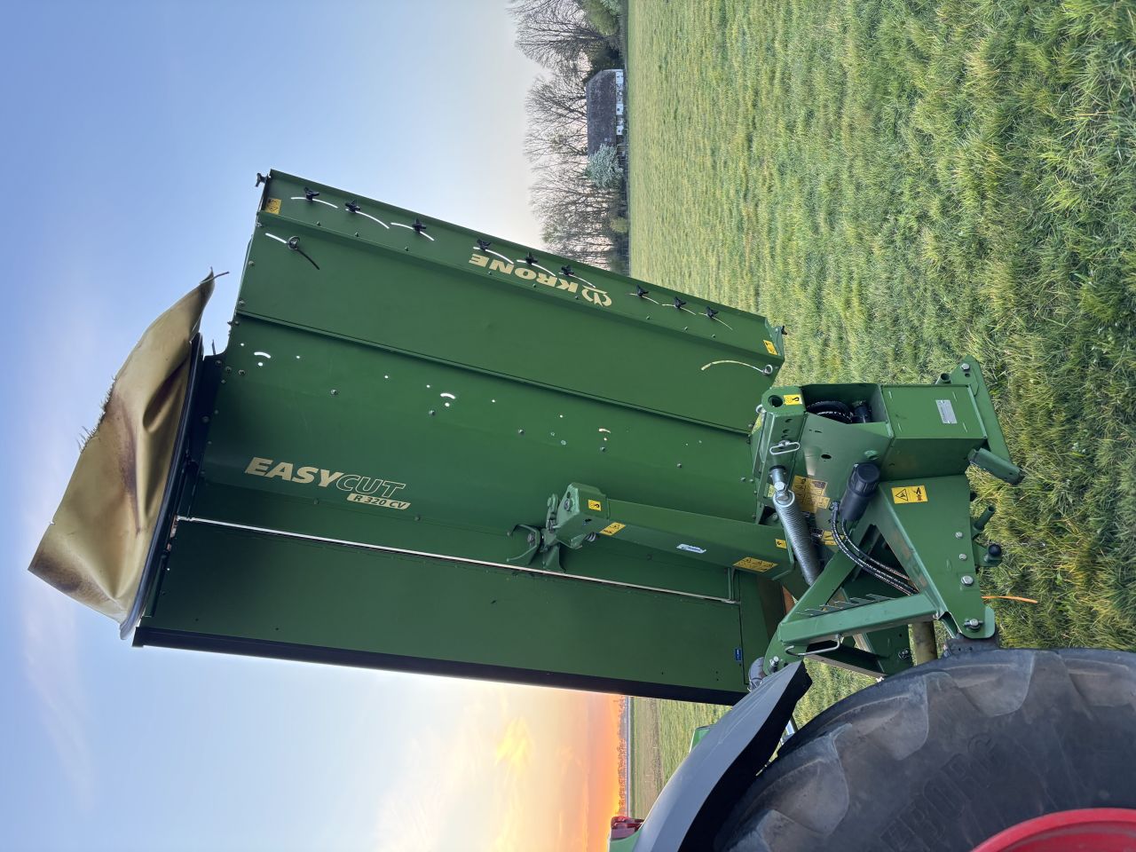 Krone maaicombinatie krone easycut F320 cv en R320 cv maaiers