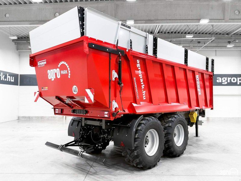 Krampe Rambody 680 (AS 680) UN 20 ton capacity push off trailer, 32