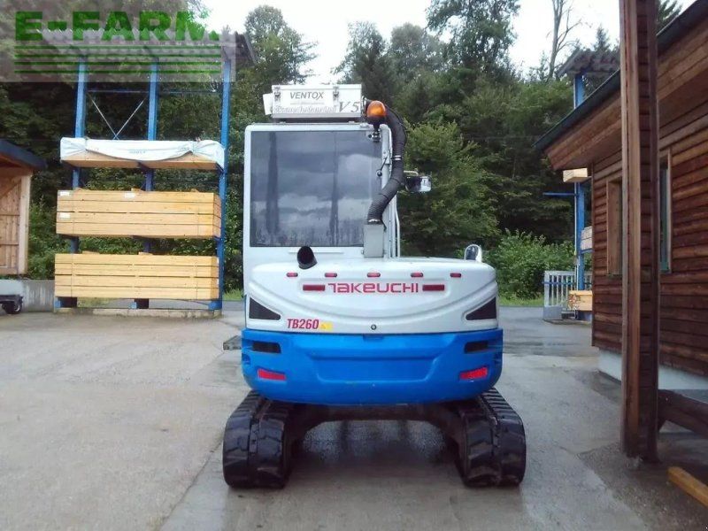 Takeuchi tb 260 ( 5.735kg ) hydr. sw + 3 löffel