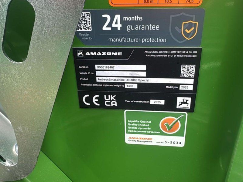 Amazone D9 3000 Special