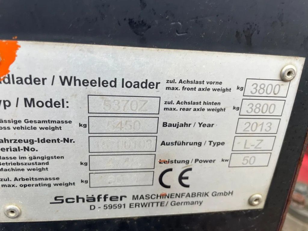 Schäffer 5370 Z Shovel Loader