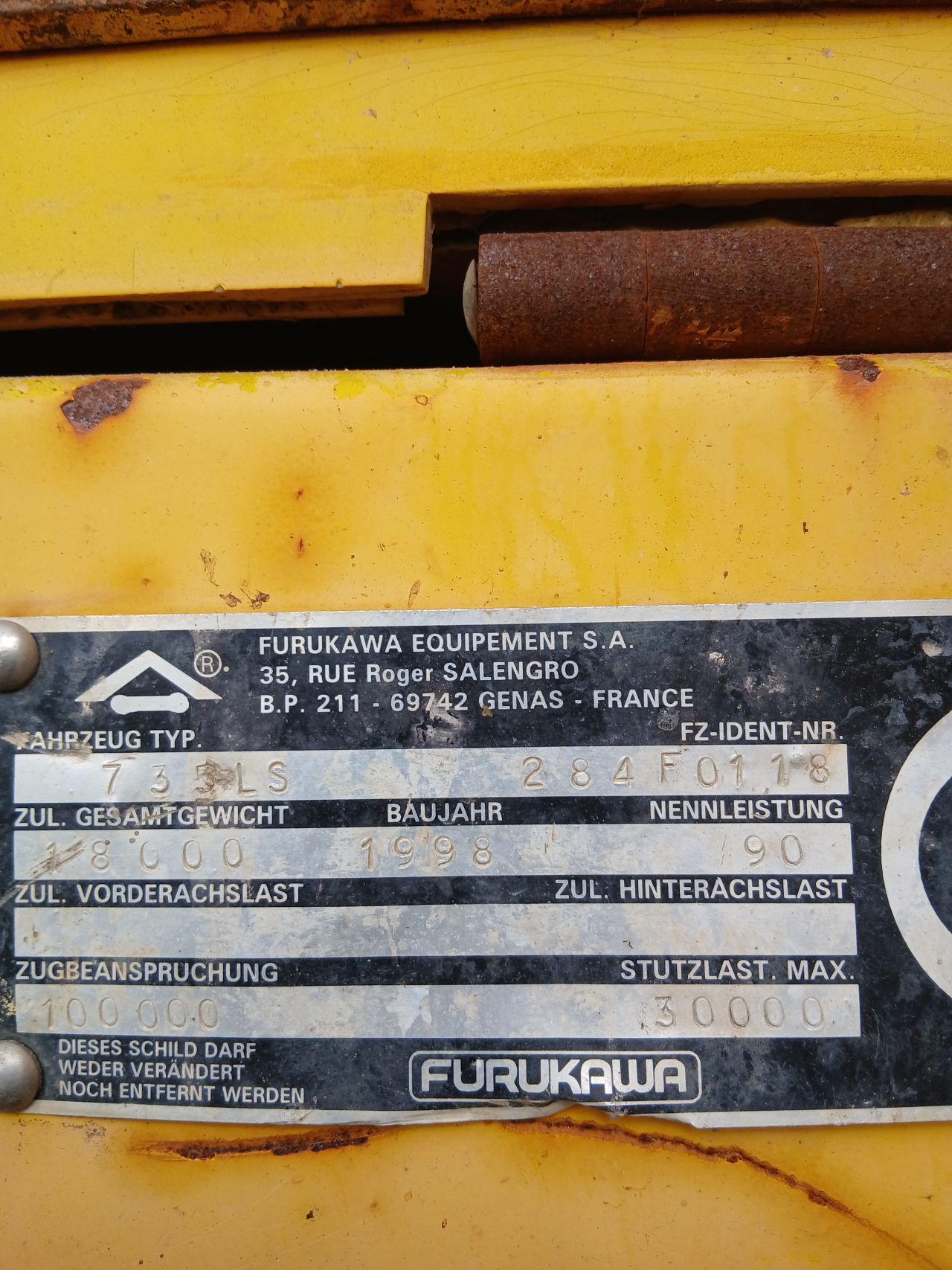 Furukawa 735 LS rupskraan