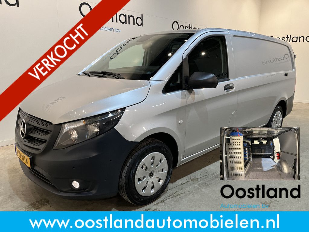 Mercedes-Benz Vito 116 CDI Lang Automaat RWD / Servicebus / Sortimo Inrichting / Euro 6 / Airco / CarPlay / Camera / Cruise Control / Lier / Navigatie / 3-Zits / 34.000 KM !!