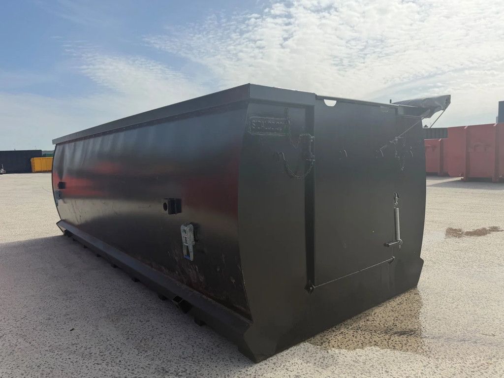 Sidalco 15m3 Mestcontainer met afdekzeil